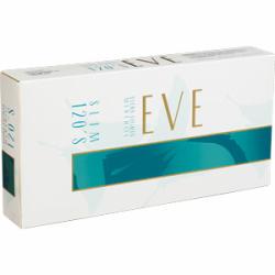 EVE MENTHOL TURQUOISE 120'S