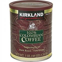 Kirkland Signature Supremo Bean Ground Coffee 48 oz (USA)